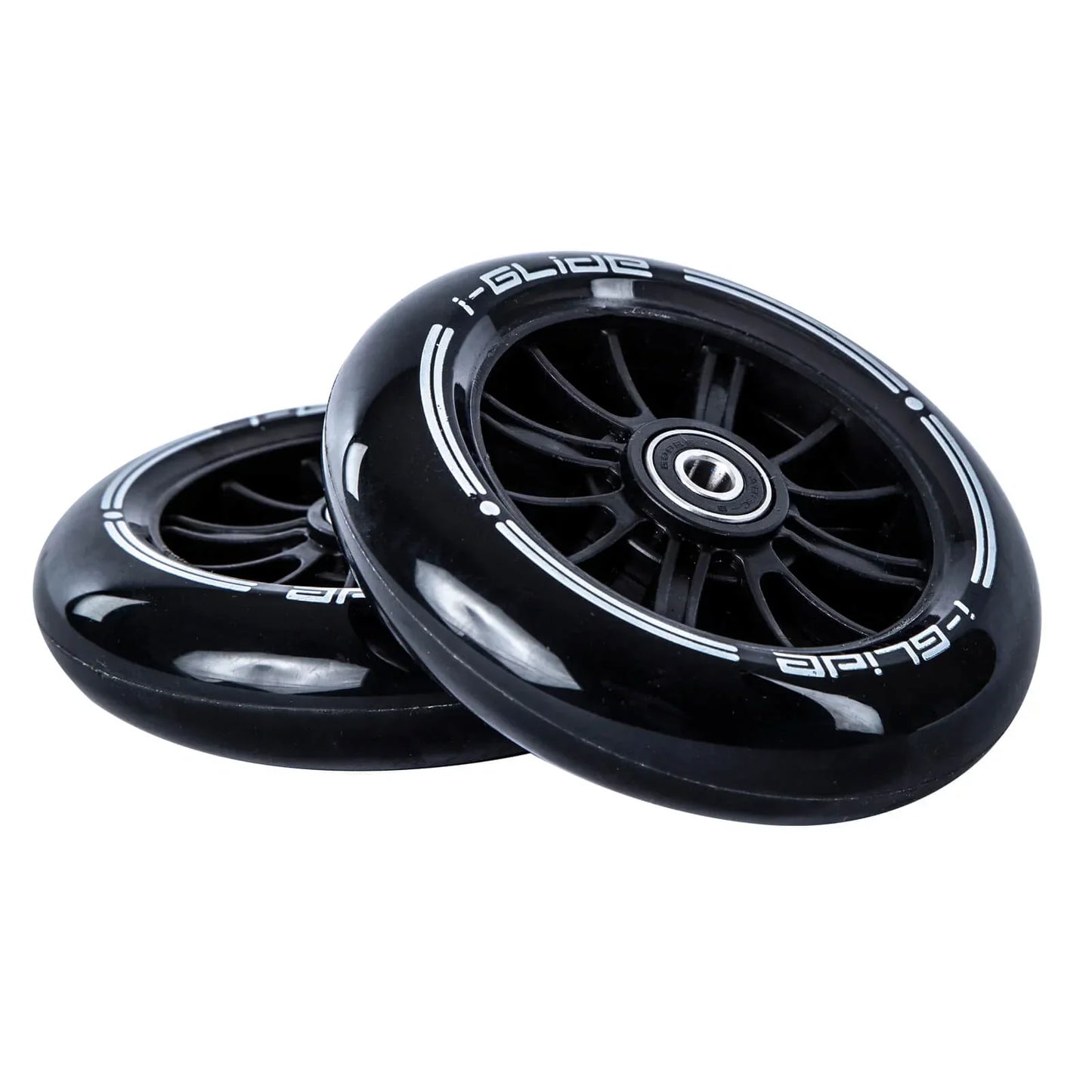 I-GLIDE 3 Wheel Scooter 120mm Front Wheels - Black