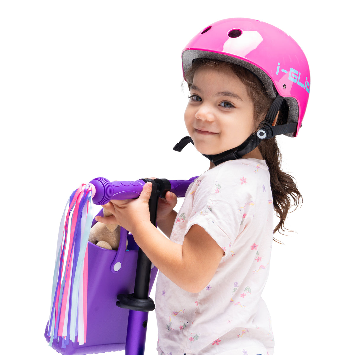 i-GLIDE Premium Kids Helmet - Pink