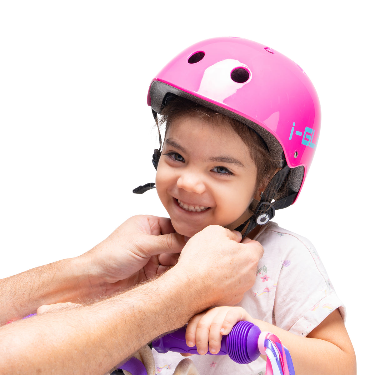 i-GLIDE Premium Kids Helmet - Pink