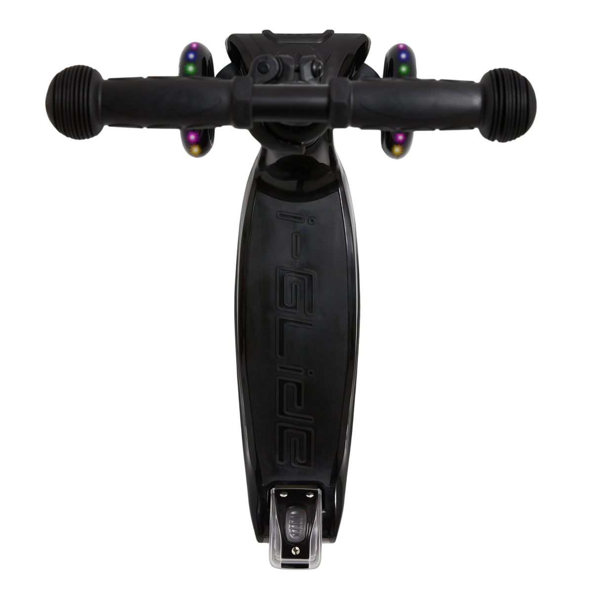 i-GLIDE 3 Wheel Kids Scooter - Black with Gold Bar