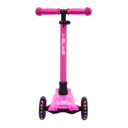 i-GLIDE 3 Wheel Kids Scooter - Hot Pink