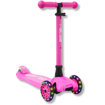 i-GLIDE 3 Wheel Kids Scooter - Hot Pink