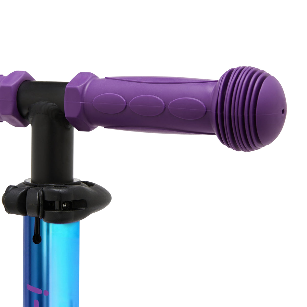 i-GLIDE 3 Wheel Kids Scooter - Purple/Blue with Neo-chrome Bar